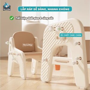 Bộ bàn học thông minh kèm bảng vẽ Pakey YY02-YY03