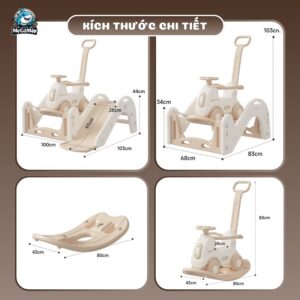 Bập bênh đa năng 4in1 Pakey RH03