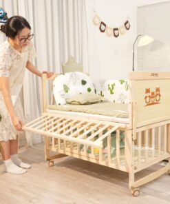 Bộ quây ga nệm gối cho nôi cũi của bé