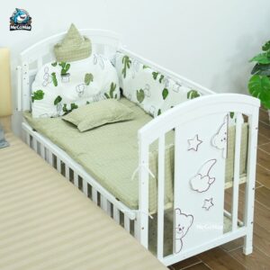 Bộ quây ga - nệm - gối nôi cũi cho bé 22 Bộ quây ga nệm gối cho nôi cũi của bé