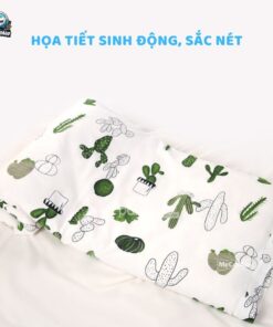 Bộ quây ga nệm gối cho nôi cũi của bé