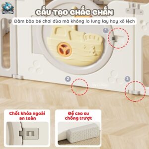 Quây cũi Happy Boat QN05