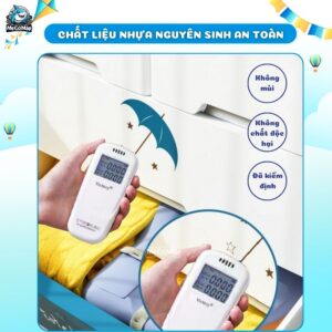 Tủ nhựa Pakey có ngăn treo HX004 15 TỦ HX004 màu xanh