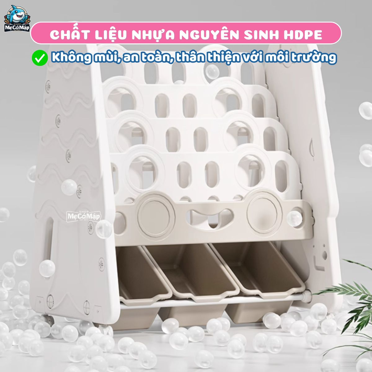 Kệ sách cho bé hình cây thông Pakey GS04 24 GIÁ SÁCH CÂY THÔNG GS04