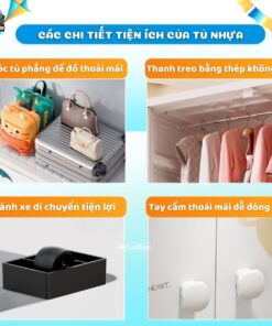 Tủ nhựa cho bé Pakey HX004 màu xanh lá 17 Tủ nhựa cho bé Pakey HX004 màu xanh lá – hình thỏ