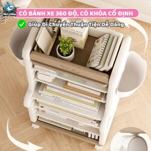 Giá sách Cá Sấu GS05