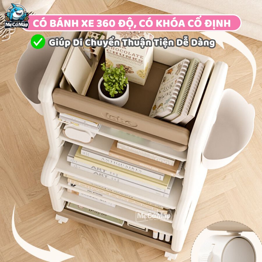 Giá sách Pakey cá sấu GS05 36 Giá sách Cá Sấu GS05