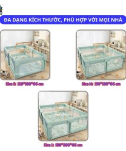 Quây bóng khung inox Pakey P-K2 màu xanh 16 Quây vải PAKEY P-K2