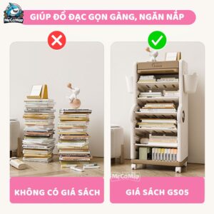 Giá sách Cá Sấu GS05