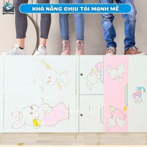 Tủ nhựa Pakey có ngăn treo HX004 13 TỦ HX004 màu xanh