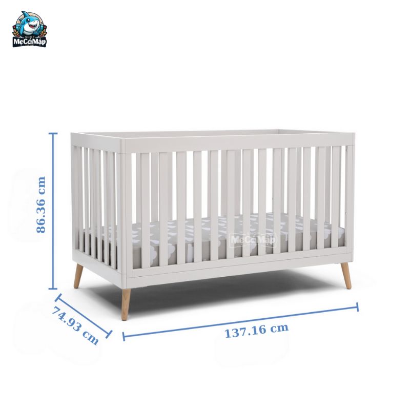 Hướng dẫn chọn kích thước nôi em bé theo từng độ tuổi 5 Ba mẹ có thể nhận ra rằng kích thước tiêu chuẩn của nôi em bé hiện tại đang lớn hơn so trước đây