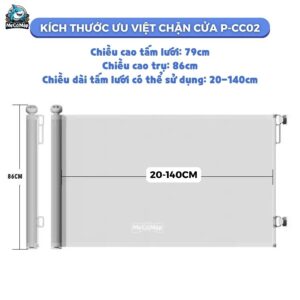 Thanh chắn cửa dạng cuộn P-CC02