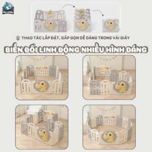 Quây cũi Happy Boat QN05