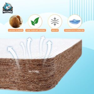 Nệm xơ dừa cho bé Pakey