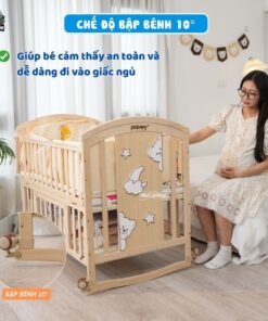 Nôi cũi gỗ đa năng Pakey CG02 28 Nôi cũi gỗ cho bé Pakey CG02