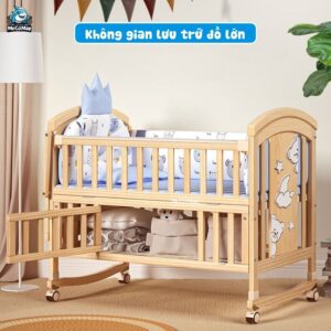 Nôi cũi gỗ đa năng Pakey CG02 26 Nôi cũi gỗ cho bé Pakey CG02