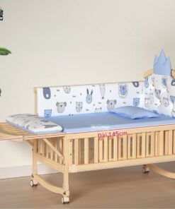 Nôi cũi gỗ đa năng Pakey CG02 30 Nôi cũi gỗ cho bé Pakey CG02