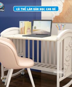 Nôi cũi gỗ đa chế độ Pakey CG03 21 Nôi cũi gỗ cho bé Pakey CG03