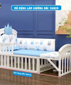 Nôi cũi gỗ đa chế độ Pakey CG03 25 Nôi cũi gỗ cho bé Pakey CG03