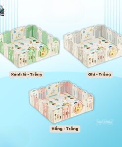 Quây cũi nhựa cho bé gấp gọn Happy Boat QN05