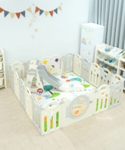 Quây cũi nhựa cho bé gấp gọn Happy Boat QN05