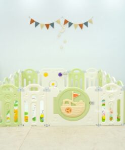 Quây cũi nhựa cho bé gấp gọn Happy Boat QN05