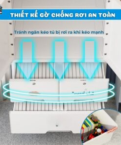 TỦ HX004 màu xanh