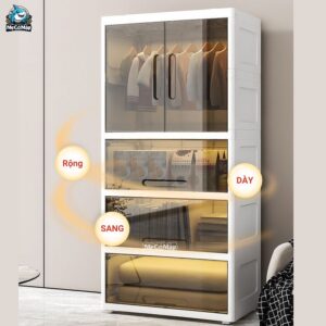 Tủ nhựa cánh trong HX006 23 Tủ HX006-HX007