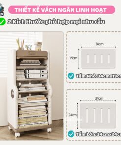 Giá sách Cá Sấu GS05