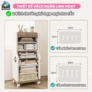 Giá sách Cá Sấu GS05