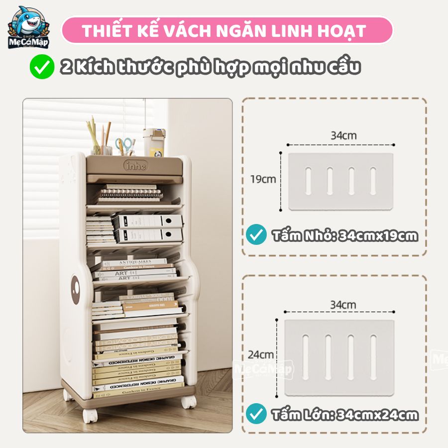 Giá sách Pakey cá sấu GS05 34 Giá sách Cá Sấu GS05