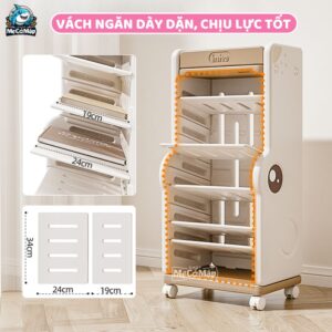 Giá sách Cá Sấu GS05
