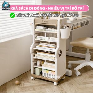 Giá sách Cá Sấu GS05