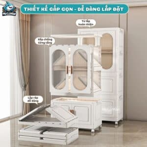 Tủ nhựa cho bé HC10