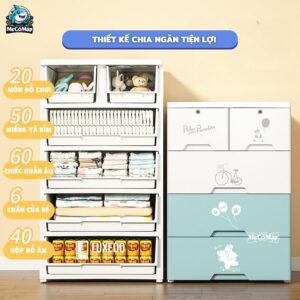 Tủ nhựa cho bé Pakey HX002