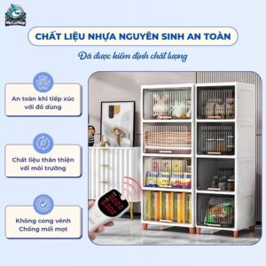 Tủ nhựa đựng đồ cho bé Pakey HX001