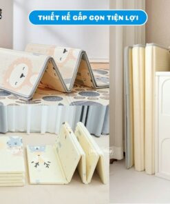 Thảm xốp cho bé XPE 2 mặt, dày 2cm Pakey TH04 - TH05