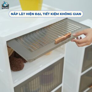 Tủ nhựa đựng đồ cho bé Pakey HX001