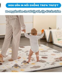 Thảm xốp cho bé XPE 2 mặt, dày 2cm Pakey TH04 - TH05
