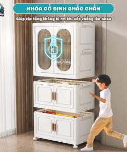 Tủ nhựa cho bé HC10