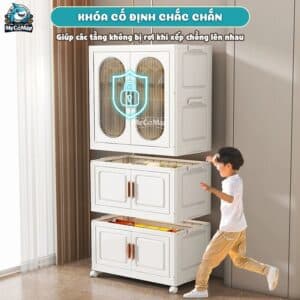 Tủ nhựa cho bé HC10
