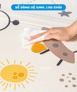 Thảm xốp cho bé XPE 2 mặt, dày 2cm Pakey TH04 - TH05