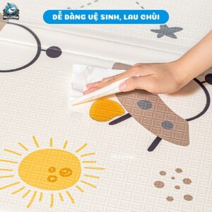 Thảm xốp cho bé XPE 2 mặt, dày 2cm Pakey TH04 - TH05