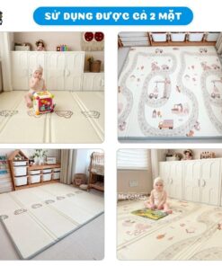 Thảm xốp cho bé XPE 2 mặt, dày 2cm Pakey TH04 - TH05