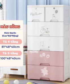 Tủ nhựa cho bé Pakey HX002