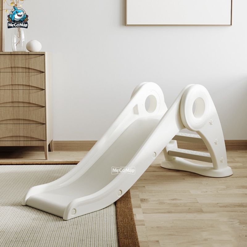 Cầu trượt đơn có kích thước nhỏ gọn, thiết kế và cấu trúc đơn giản