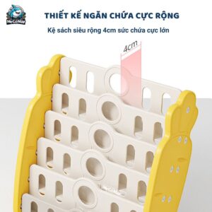 Kệ sách cho bé hình cà rốt