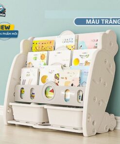 Kệ sách cho bé hình cà rốt