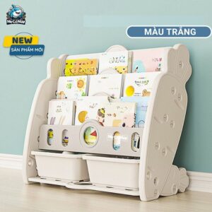 Kệ sách cho bé hình cà rốt