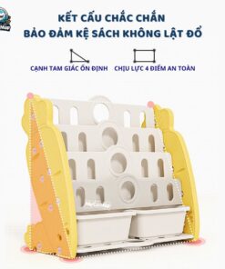 Kệ sách cho bé hình cà rốt